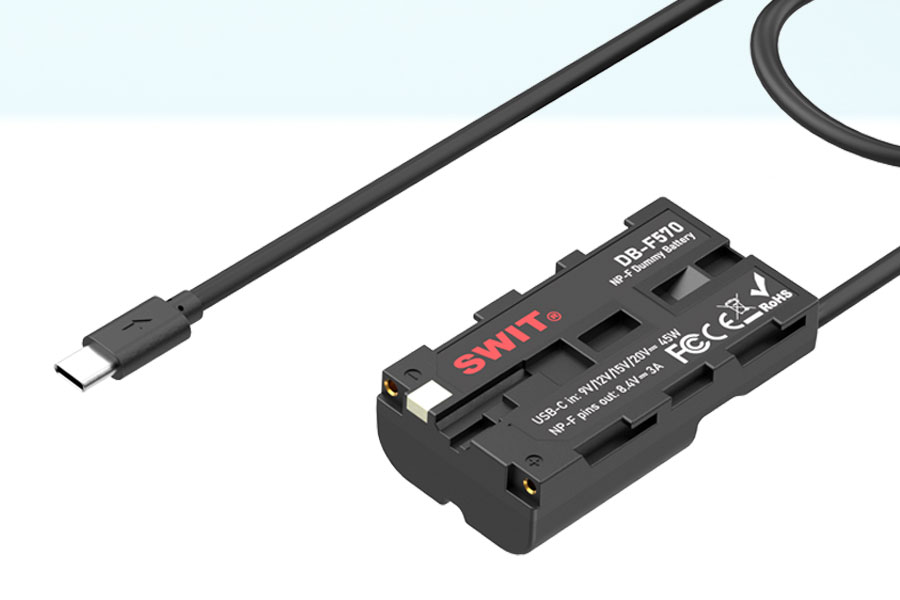 DB-F570 NP-F type USB-C Dummy Battery