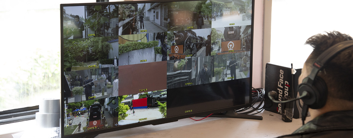 Receiver and monitor setup for the Shanghai FLOW case